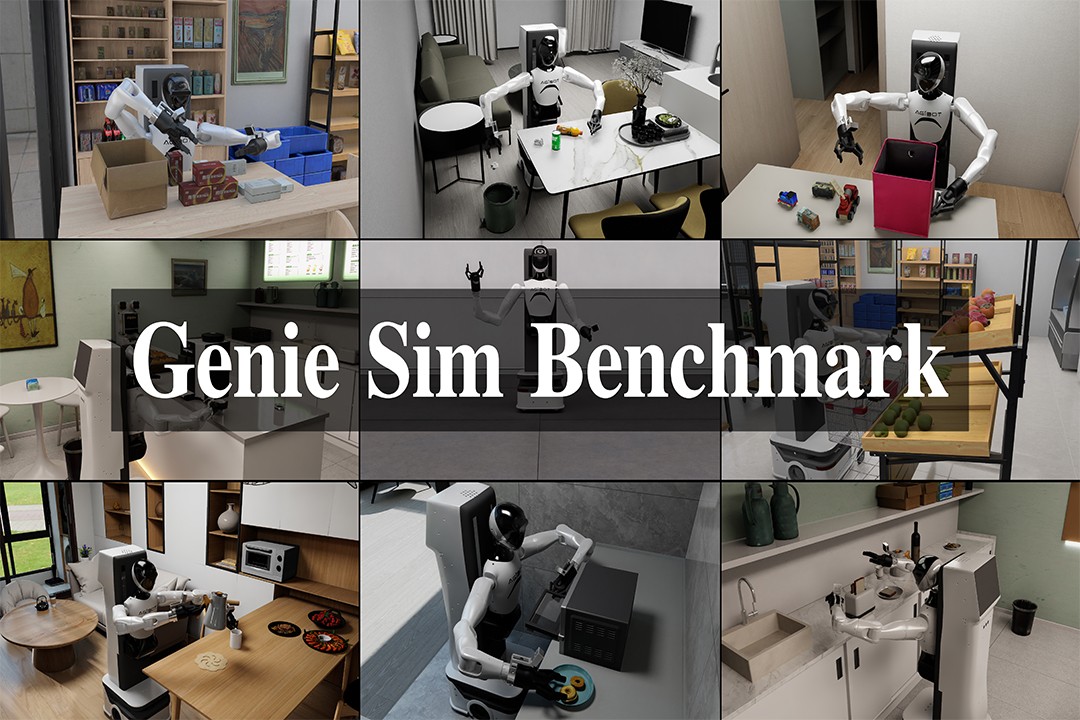 再掀开源浪潮！ 彩神Vll机器人发布并开源仿真评测工具Genie Sim Benchma...